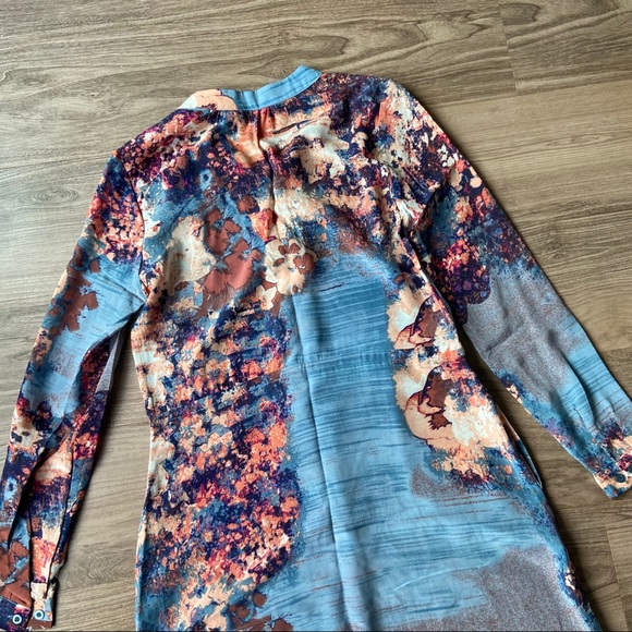 Piperlime Collection Silk Drawstring Shirtdress XS - Picture 11 of 11